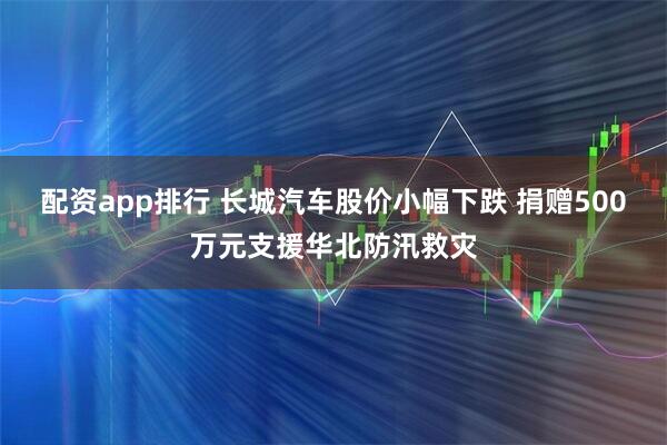 配资app排行 长城汽车股价小幅下跌 捐赠500万元支援华北防汛救灾