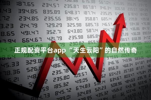 正规配资平台app “天生云阳”的自然传奇